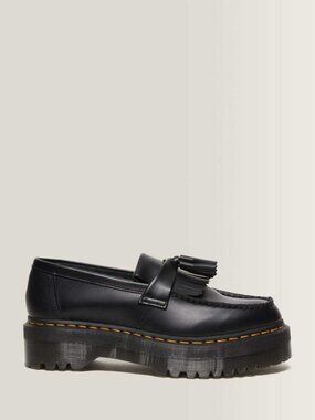 Adrian Leather Platform Tassel Loafers